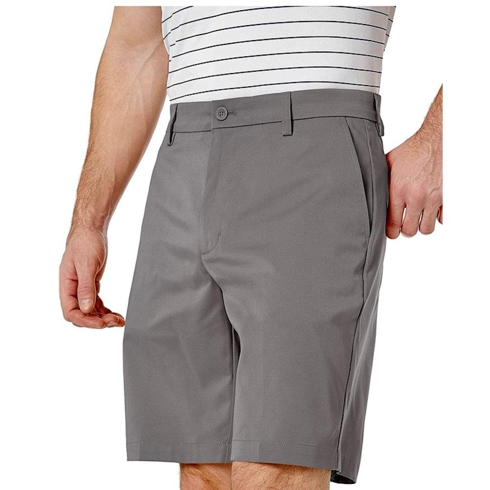 NEW! 🆕 Men’s Classic-Fit Stretch Golf Shorts in Grey-Various Sizes Available!